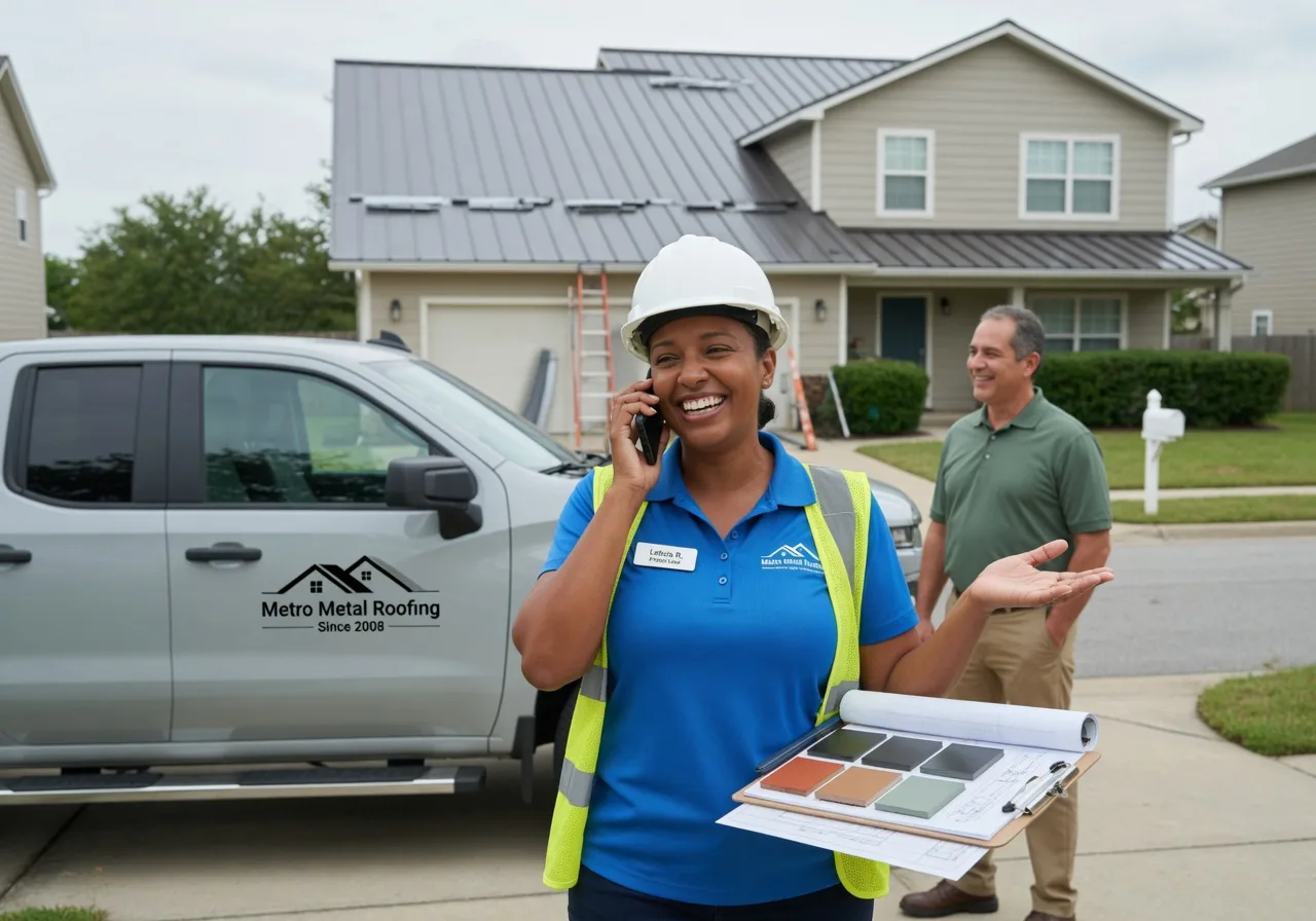 Storm Damage Metal Roof Repair in New Berlin, PA